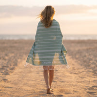 Drap de plage 100% coton