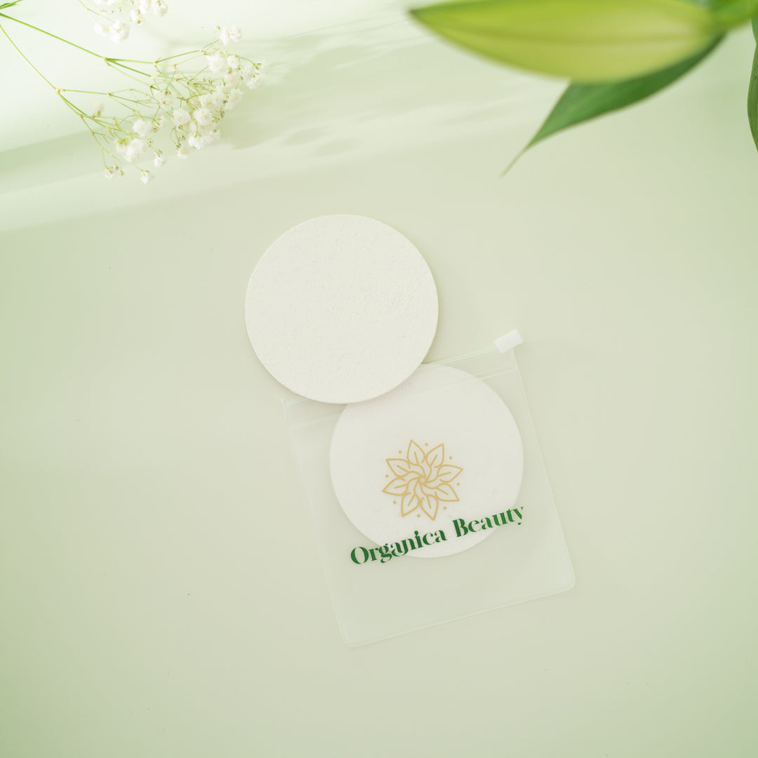 Disque démaquillant réutilisable en fibre végétale Organica Beauty